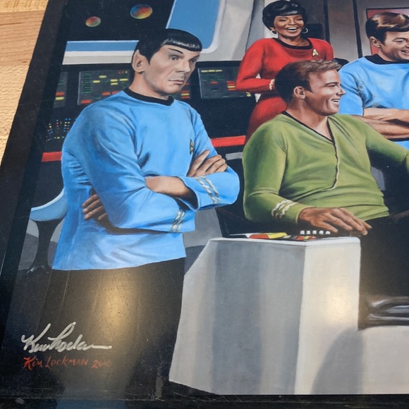 SIGNED Fine Art Print/Poster of “Comic Relief” Star Trek - Picture 3 of 5